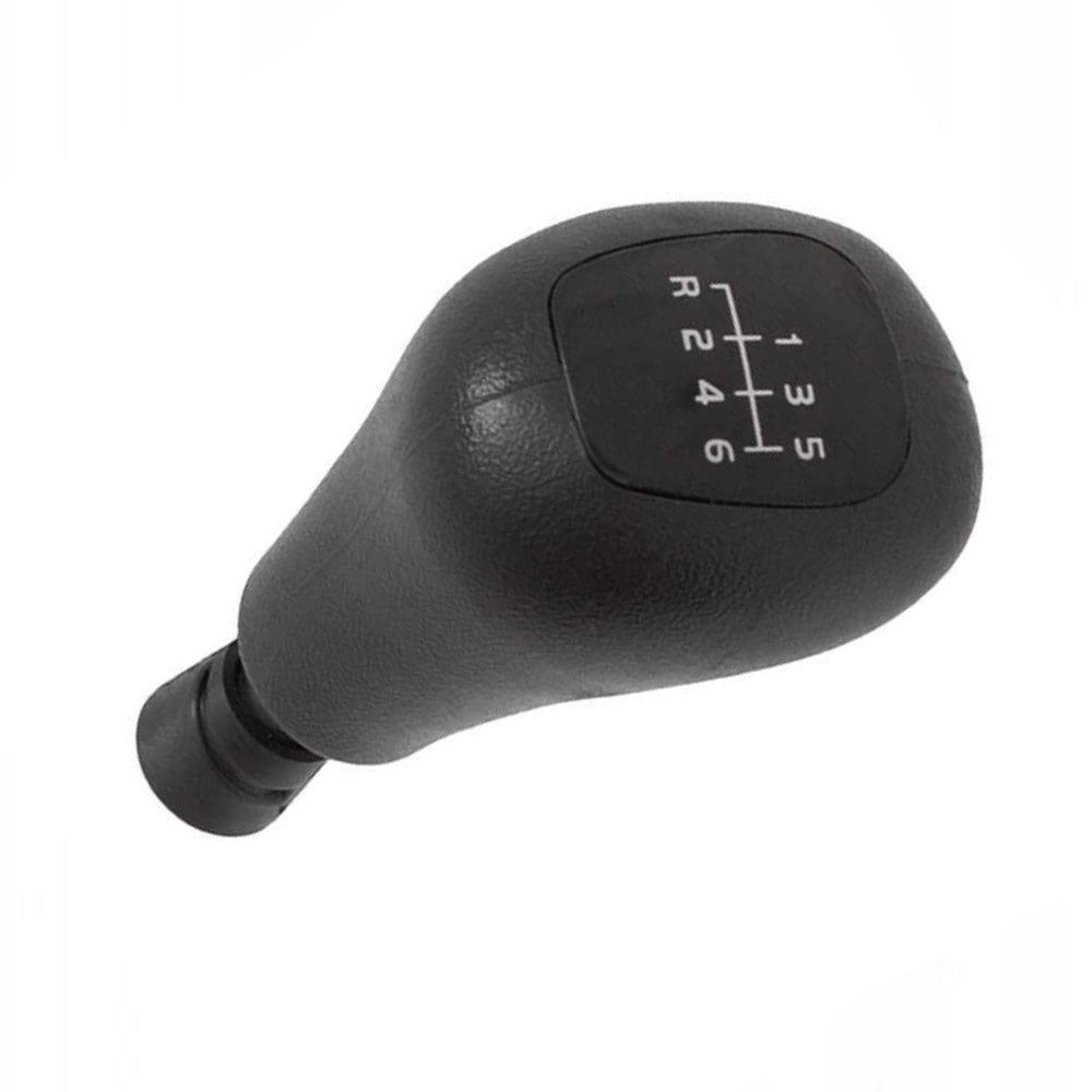 Fekete színű, 6 sebességes Mercedes váltógomb. 6 fokozatos, üveg számlappal.