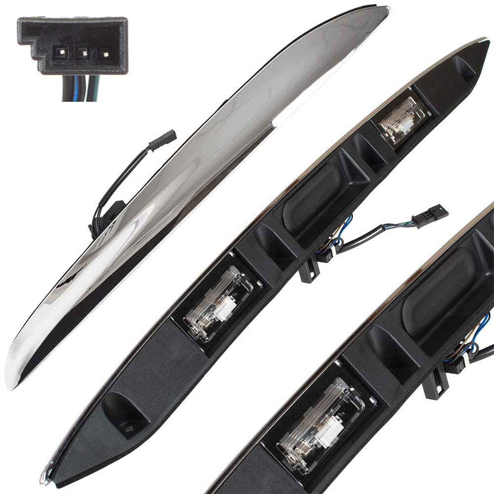 Mini R53 csomagtérnyitó mikrokapcsoló (díszléc + rendszámtábla világítás) 2001-2006