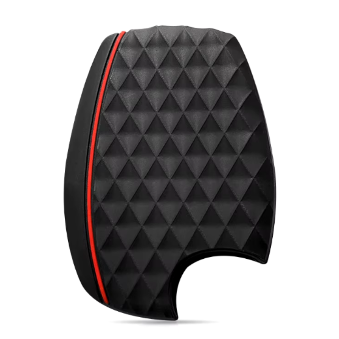 Nissan 2 gombos szilikon tok Fekete-Piros