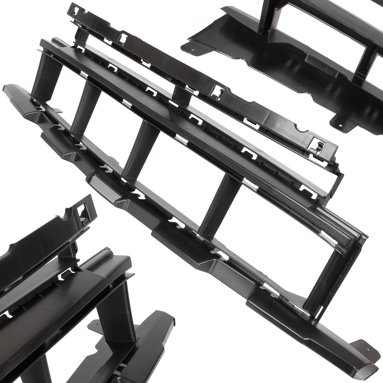 Mercedes W176 A-Klasa 2015-2018 első lökhárító középső rács fekete