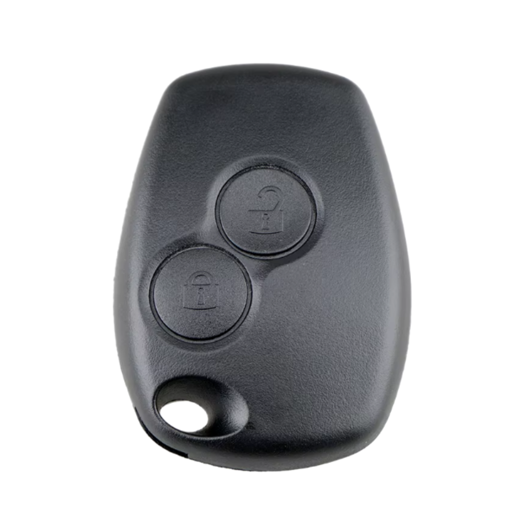 Renault 2 gombos szilikon tok Fekete-Piros