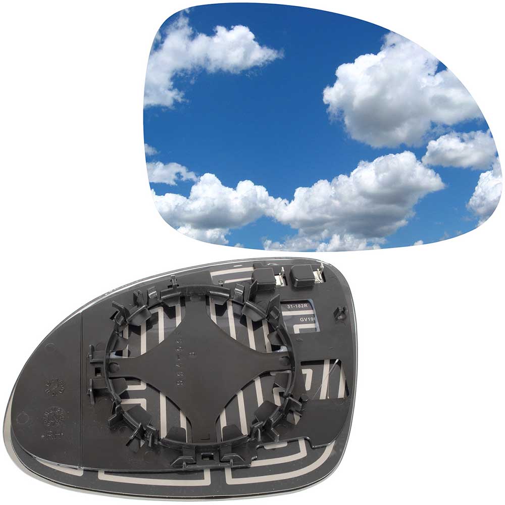 Skoda Yeti visszapillantó tükörlap (jobb, fűtött) 2009–2017