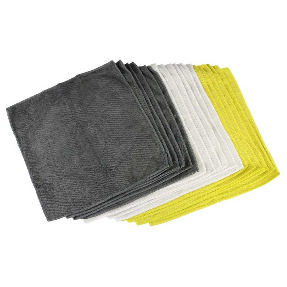 30x30 cm-es, 18 darabos univerzális mikroszálas törlőkendők 3 színben