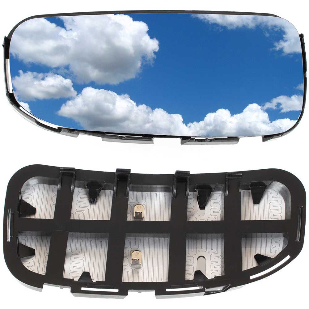 VW Crafter II visszapillantó tükörlap (bal, alsó, fűtött) 2017–2023