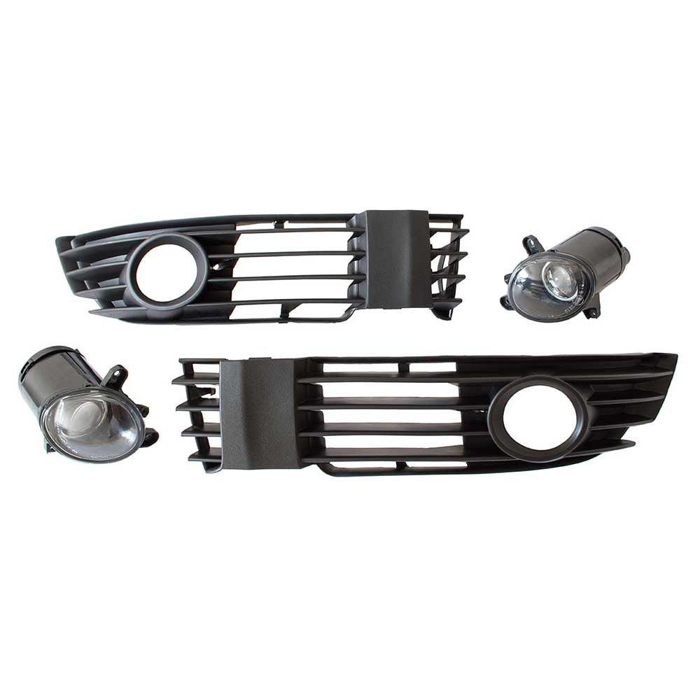 VW Passat B5 ködlámpa és rács szett (halogén) 2000-2005