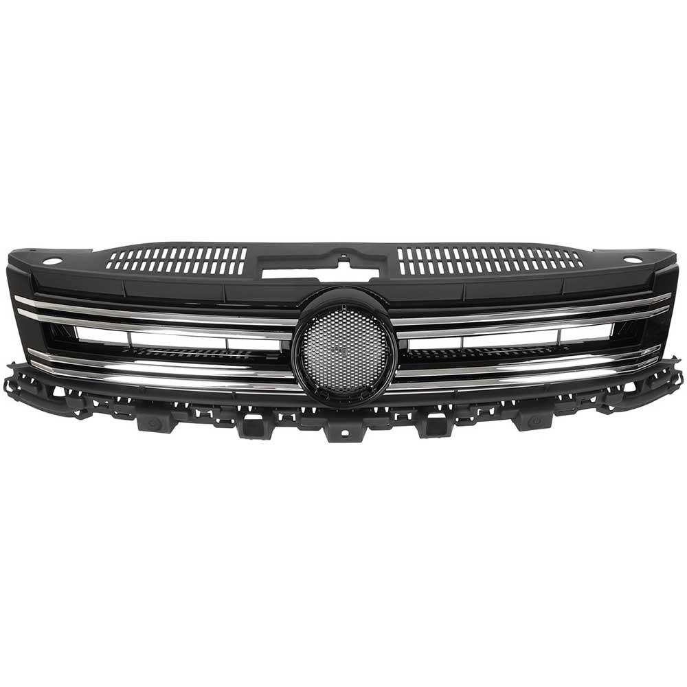 VW Tiguan I FL hűtőrács (fekete/króm – első, középső) 2011-2018