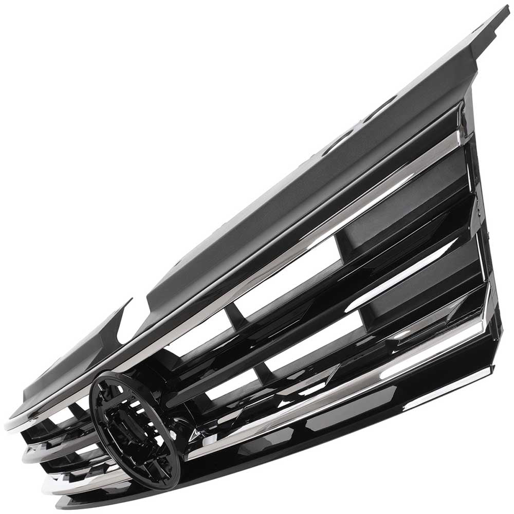 VW Tiguan II hűtőrács (fekete/króm – első, középső) 2016-2020