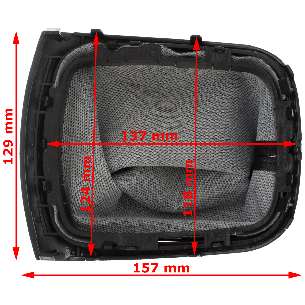 Renault Megane III 2008- manžeta radiacej páky s rámikom