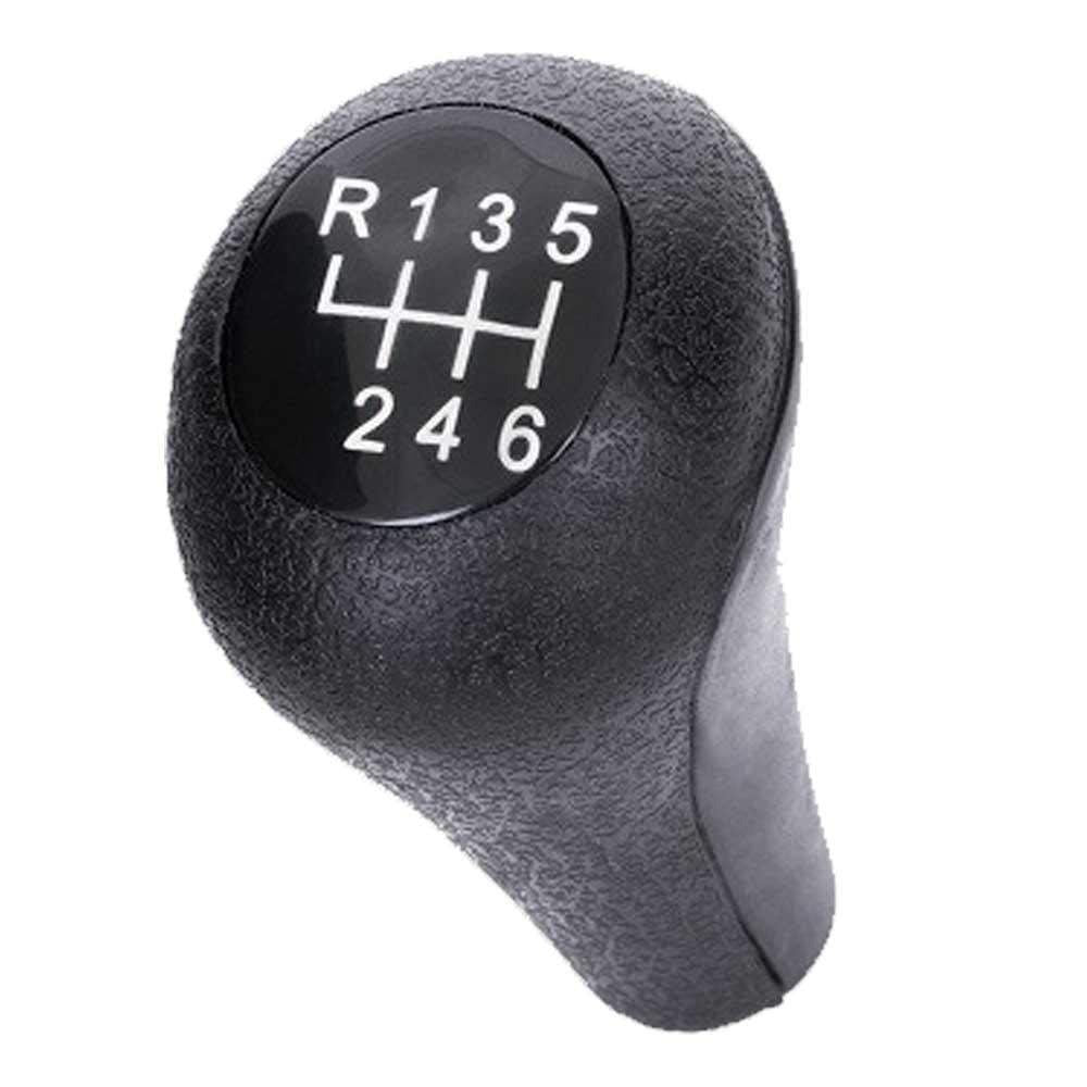 Fekete színű, 6 sebességes BMW váltógomb. Fekete színű, 6 fokozatos üveg számlappal.