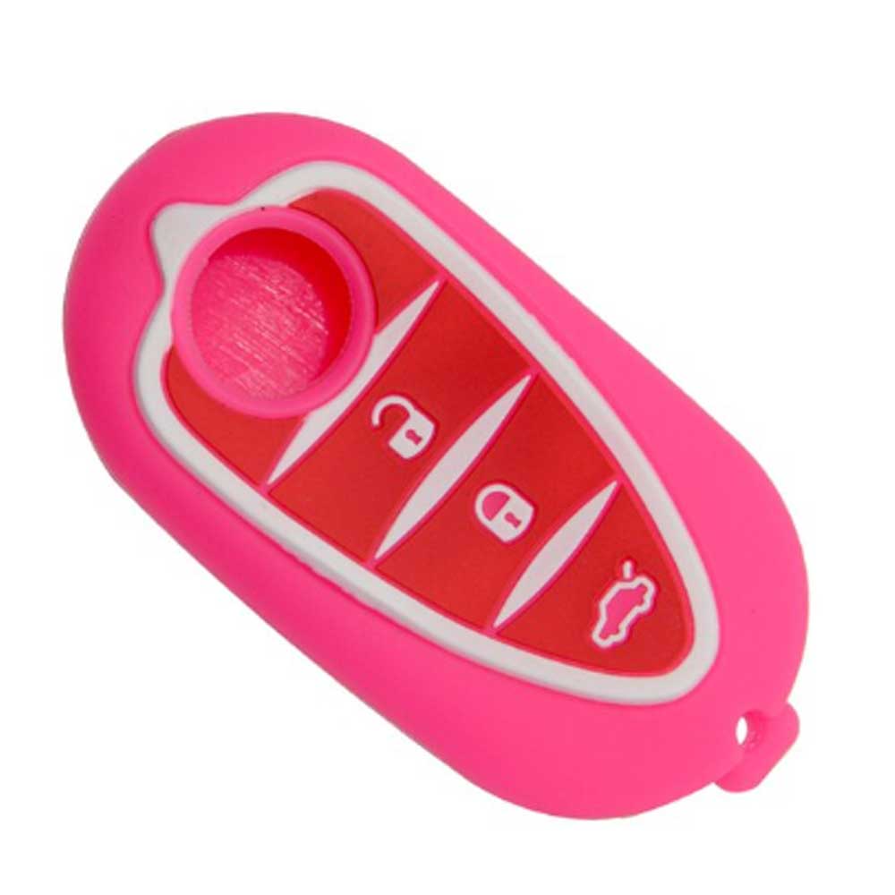 Alfa Romeo 3 gombos szilikon tok - Kék