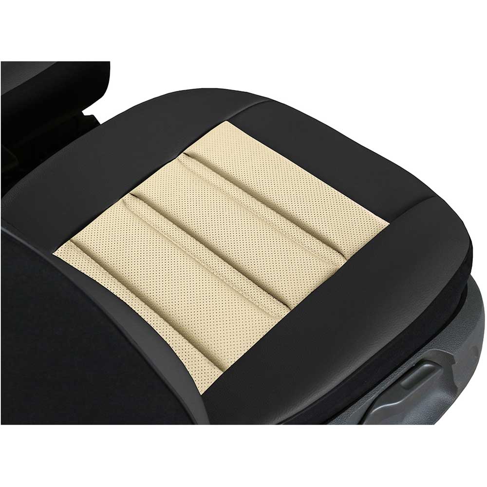 Performance Ergonomic univerzális vezetői üléshuzat bézs színben, perforált ökológiai bőrből