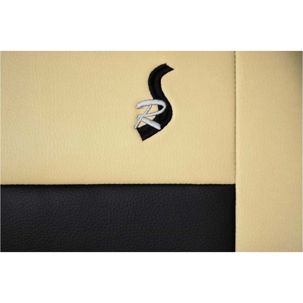 ROAD Univerzális üléshuzat bézs színben, bőr anyagból