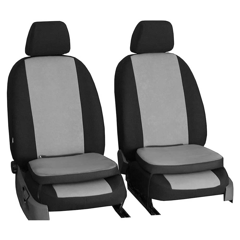 Ülésmagasító párna szett szürke színben, alkantara anyagból