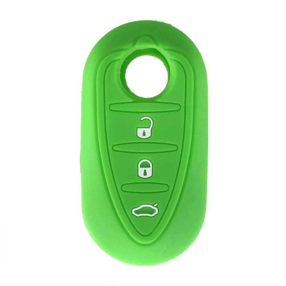 Alfa Romeo szilikon tok zöld színben