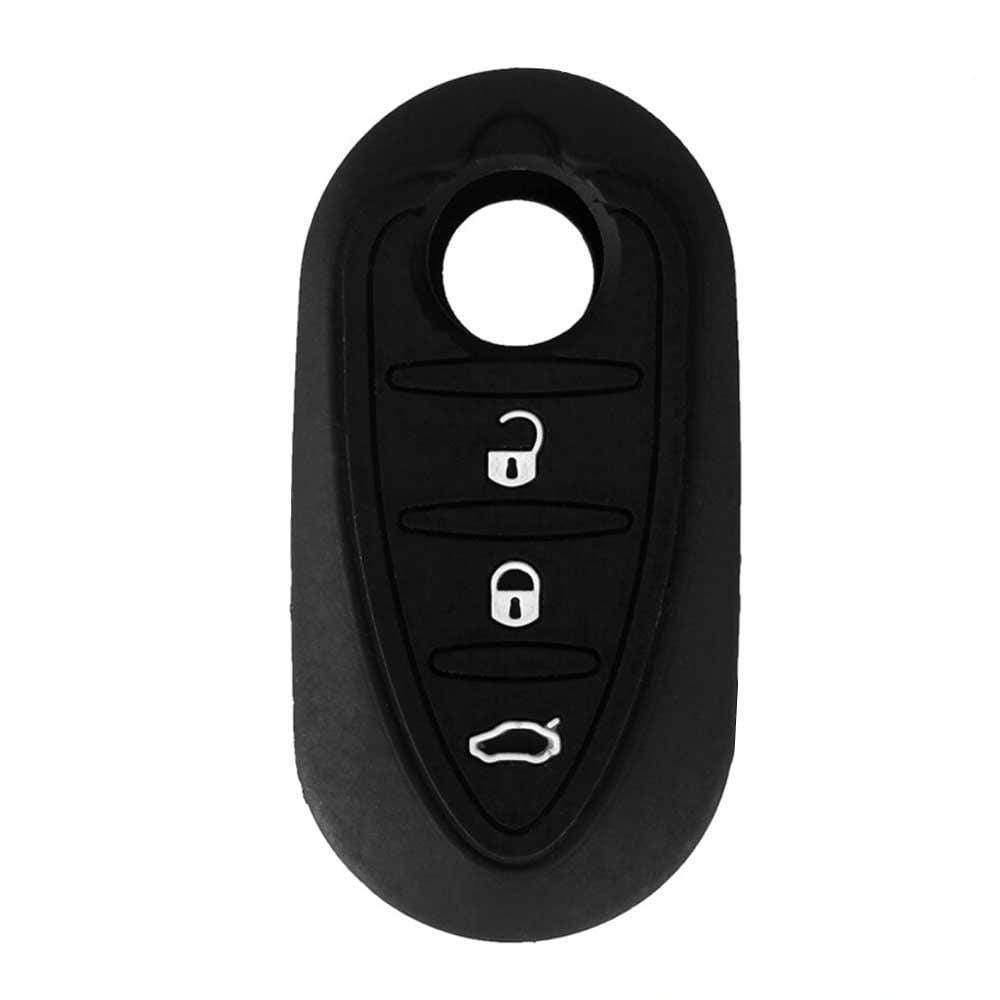 Alfa Romeo kulcs szilikon tok fekete színben