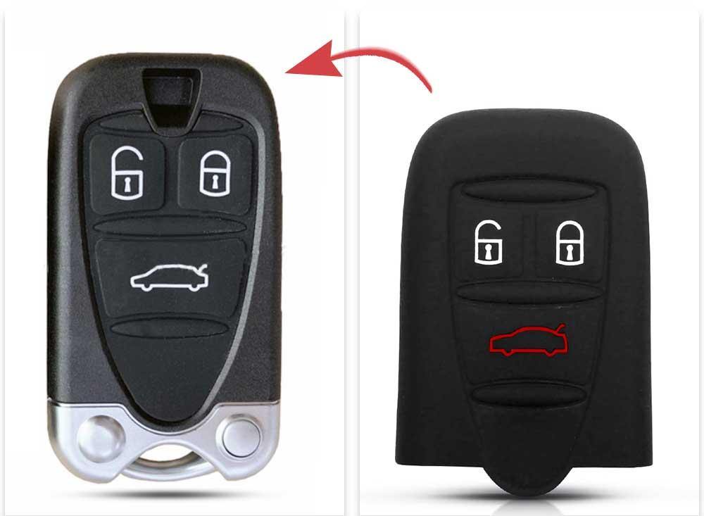 Alfa Romeo 3 gombos szilikon tok