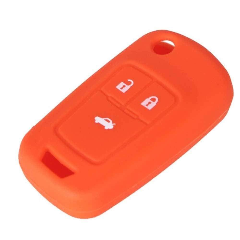 Chevrolet szilikon tok 3 gombos narancssárga