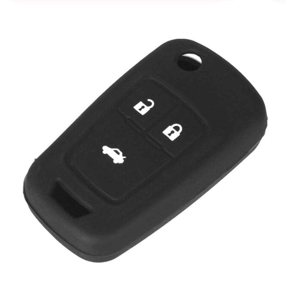 Chevrolet szilikon tok 3 gombos fekete