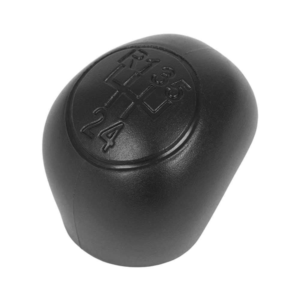 Fekete színű, 5 sebességes Citroen váltógomb