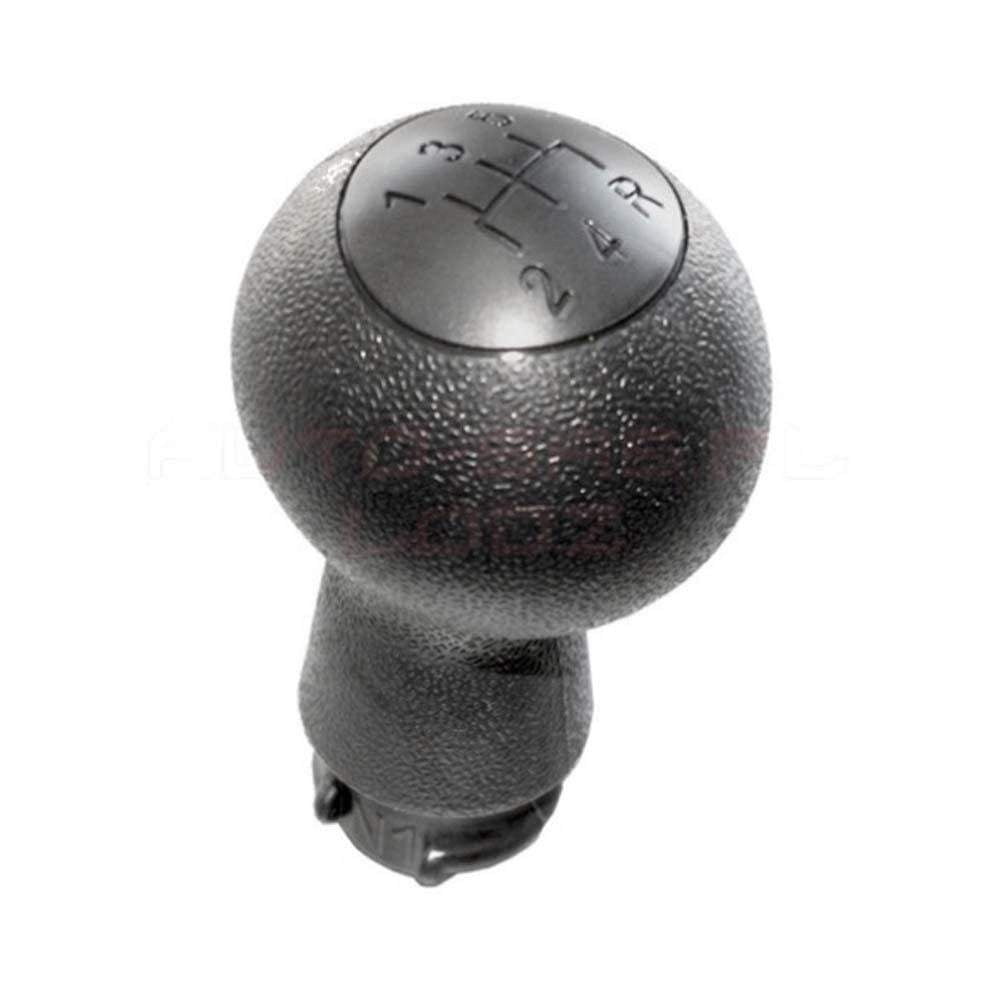 Fekete színű, 5 sebességes Fiat Doblo váltógomb. Fekete színű, 5 fokozatos számlappal.