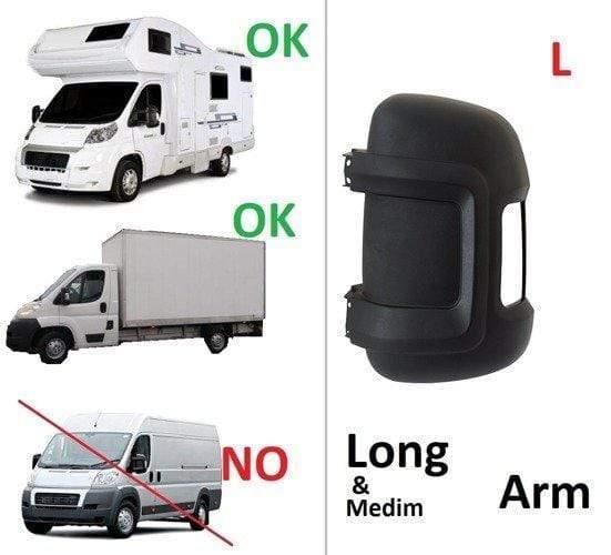 Peugeot Boxer visszapillantó tükör burkolat (bal)