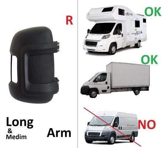 Peugeot Boxer visszapillantó tükör burkolat (jobb)