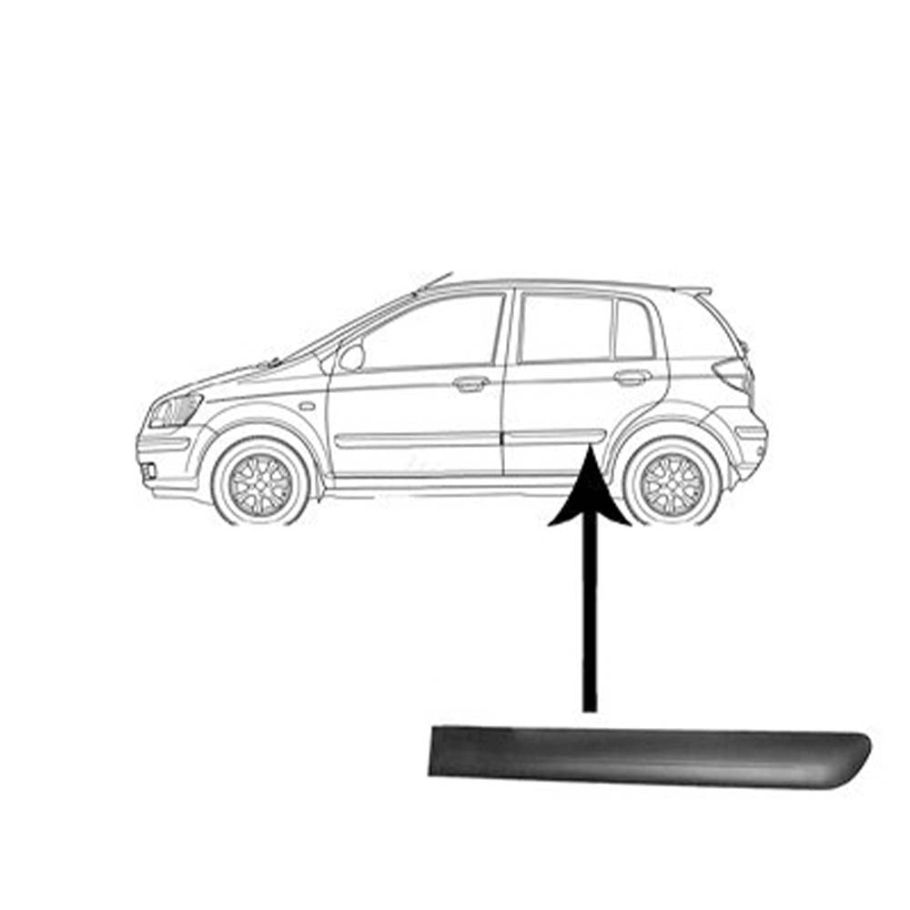 Hyundai Getz oldalsó díszléc 2006-