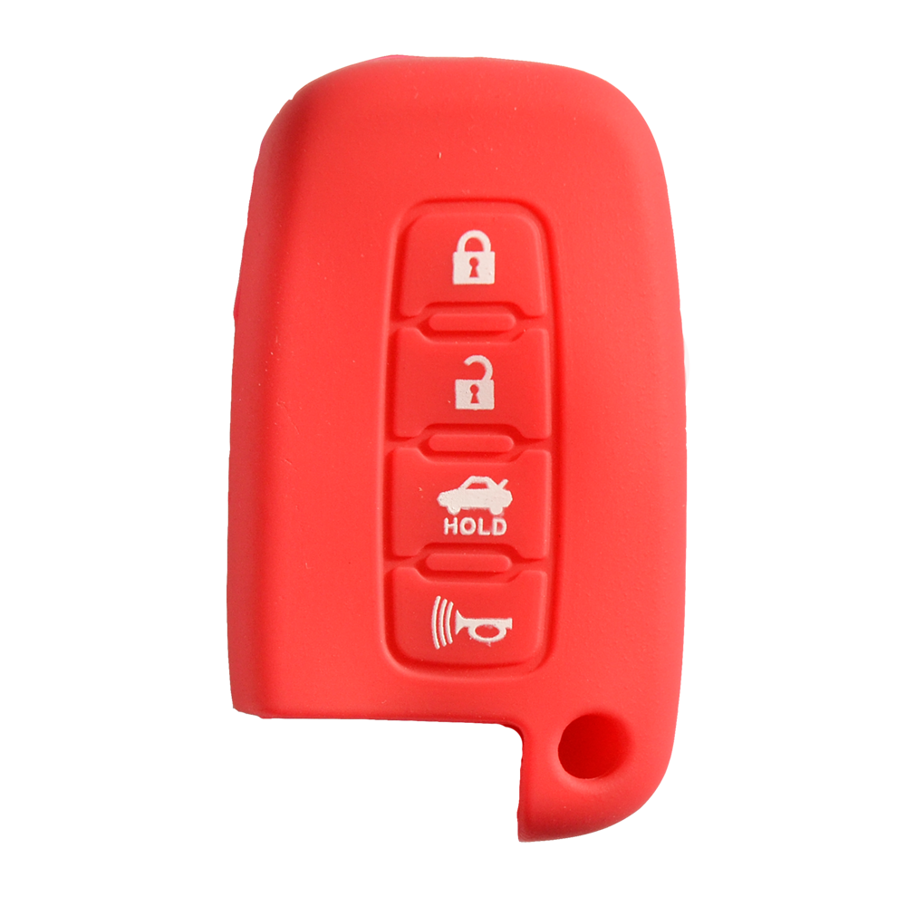 Hyundai piros szilikon tok -4 gombos