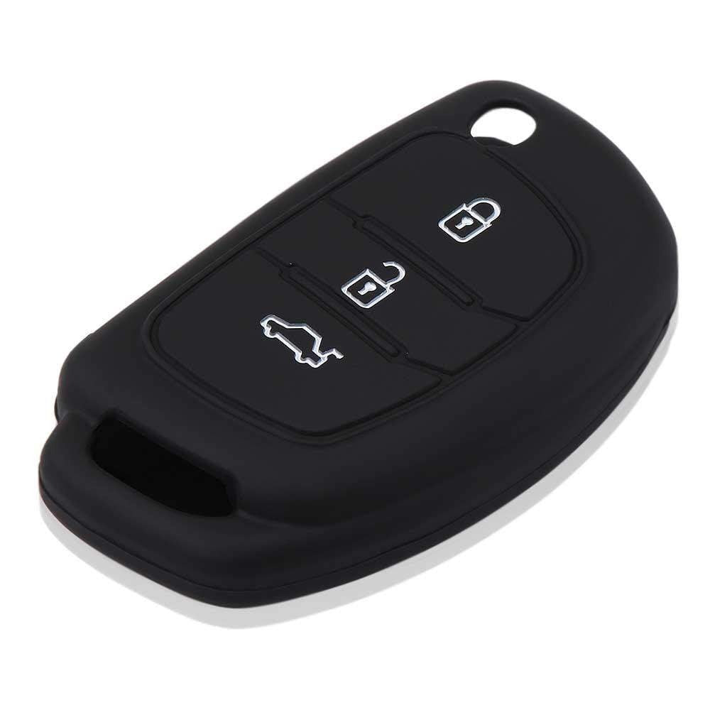 Hyundai bicskakulcs szilikon tok 3 gombos