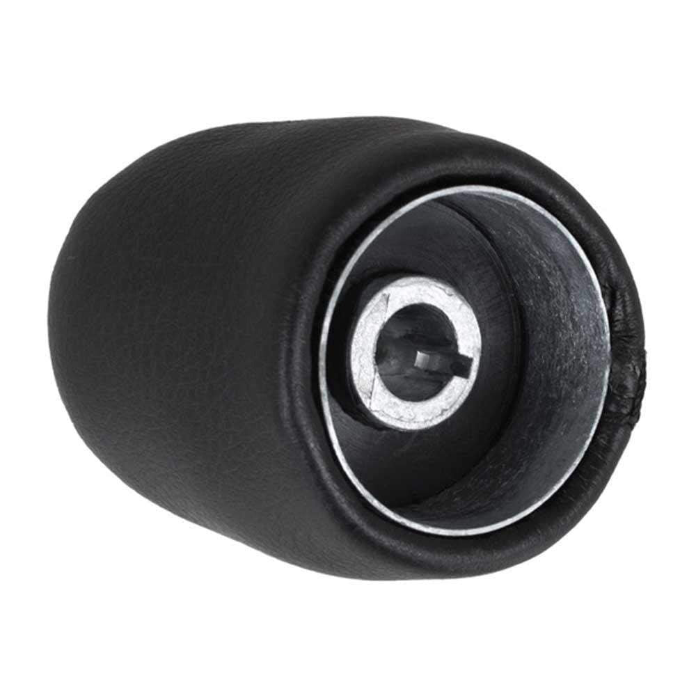 Fekete színű, bőrözött Iveco Daily váltógomb.