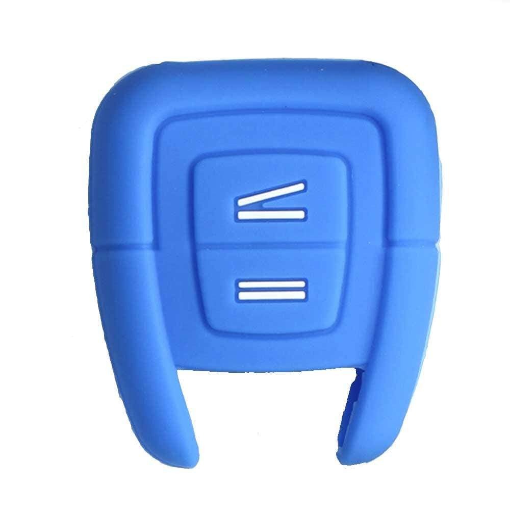 Opel kulcs szilikon tok kék