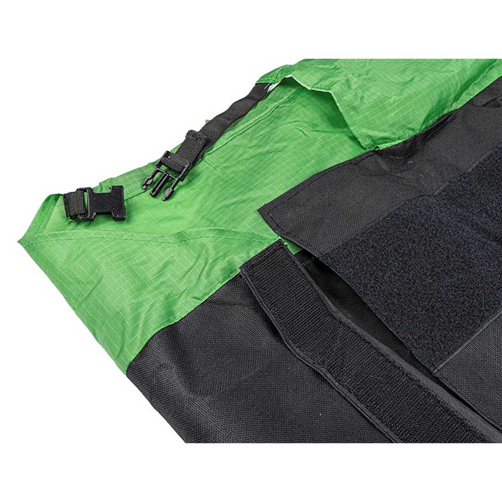 Kerék/gumi tároló készlet 13" 17" fekete-zöld színben