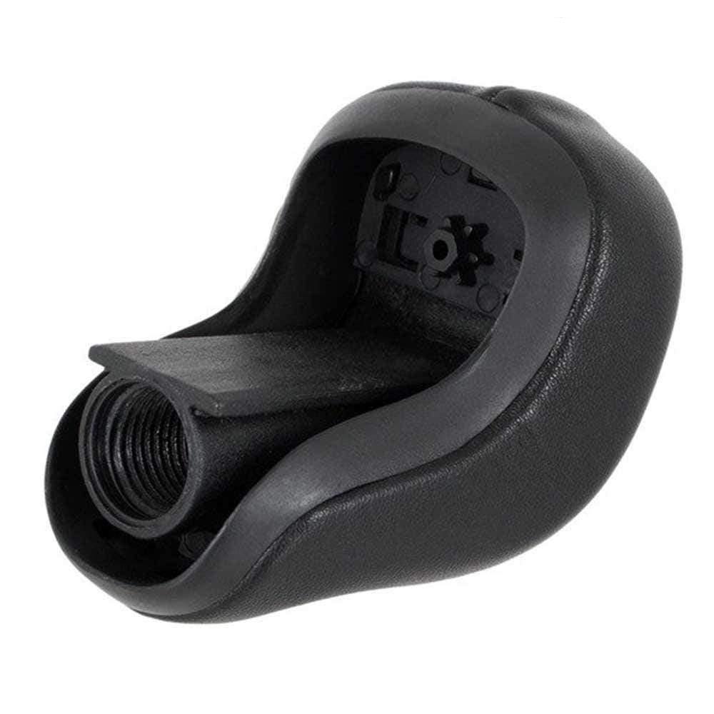 Fekete színű, 6 sebességes Kia váltógomb.