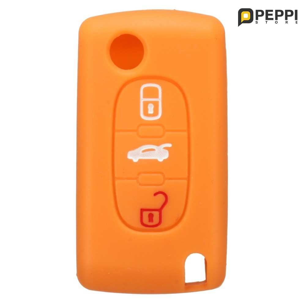 Peugeot kulcs szilikon tok 3 gombos