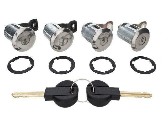 Peugeot Partner ajtó zárbetét, zárhenger készlet 4 db-os