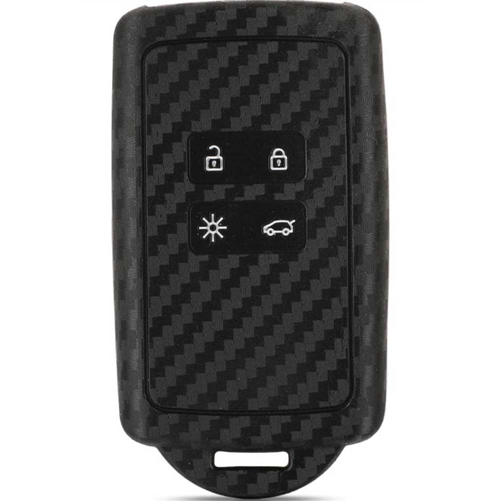 Renault 4 gombos szilikon tok, carbon mintázattal.