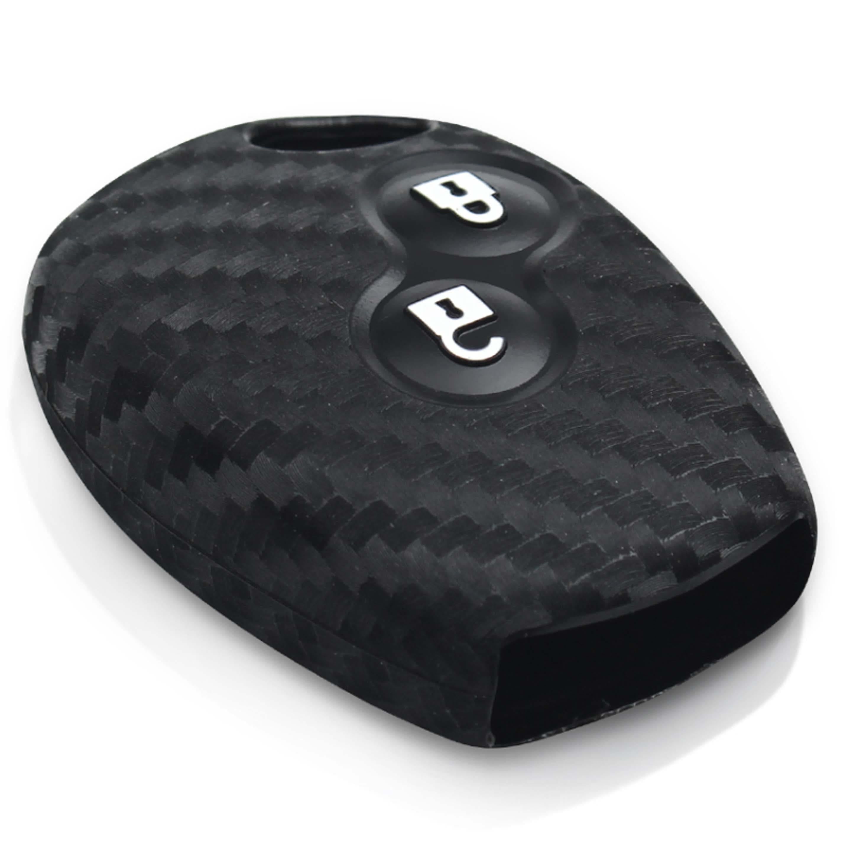 renault 2 gombos carbon mintás szilikon tok