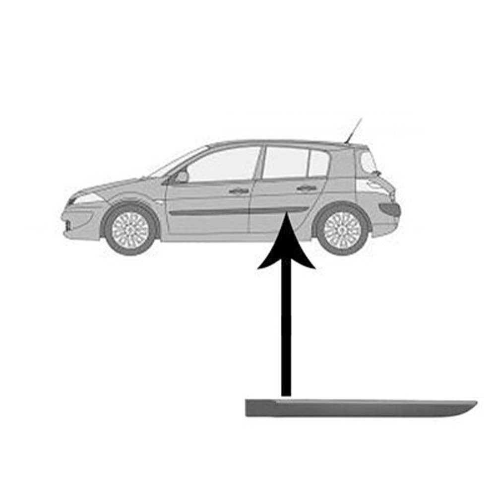 Renault Megane bočná ozdobná lišta 2006-