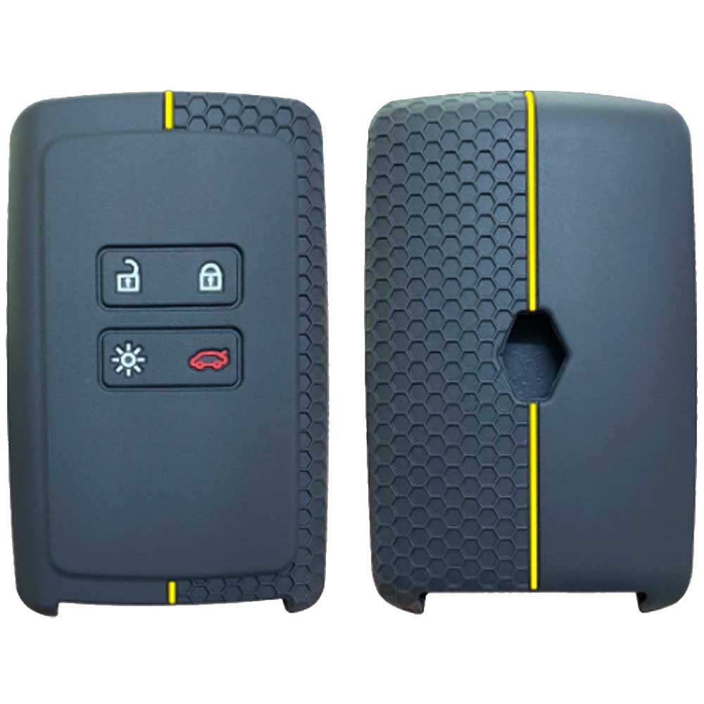 Renault 4 gombos szilikontok sárga színben