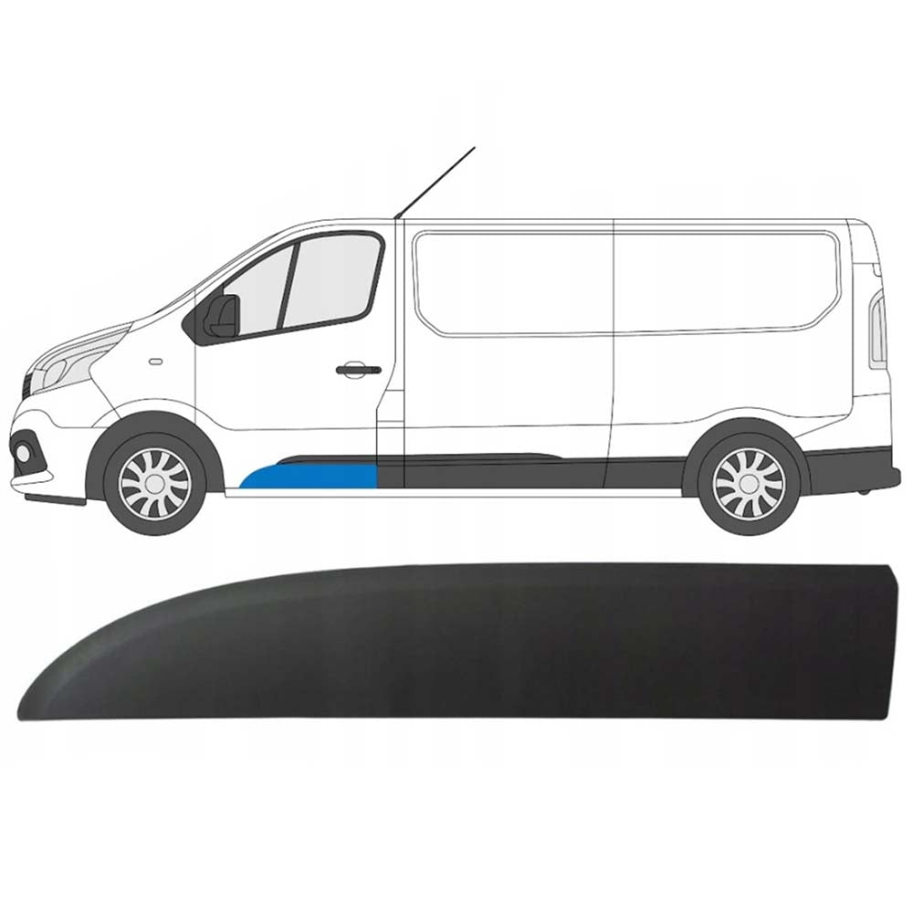 Renault Trafic III bal oldalsó díszléc 2014-2018