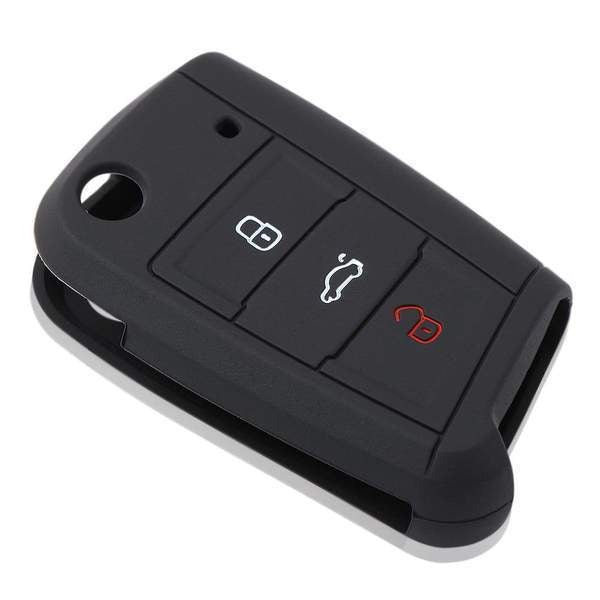 Skoda 3 gombos szilikon tok