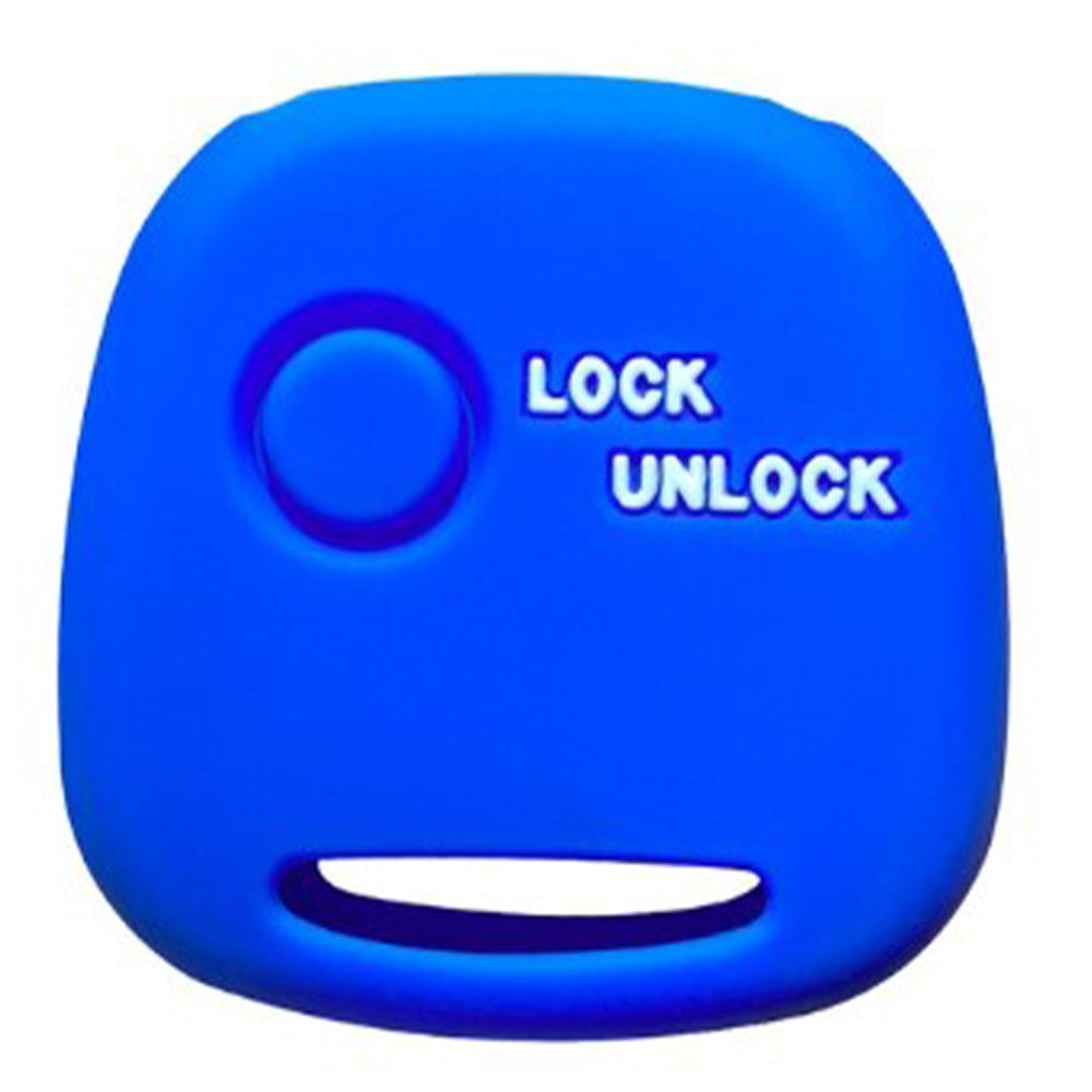 Suzuki 1 gombos szilikon tok, kek színben.